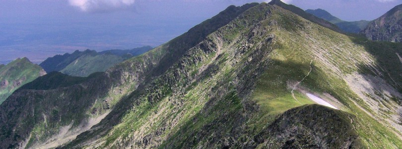 Harta Muntilor Fagaras. Alpii Transilvaniei
