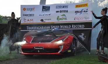 82,8 km/h pe Transfăgărășan – record de viteză cu un Ferrari